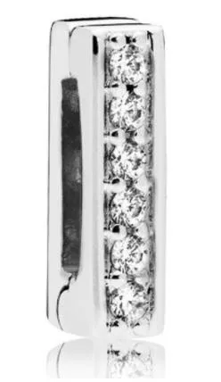 

100% 925 Sterling Silver Beads Reflexions Smooth Rose Gold Floating Heart Clip Charm Fit Pan Bracelet & Bangle Diy Jewelry