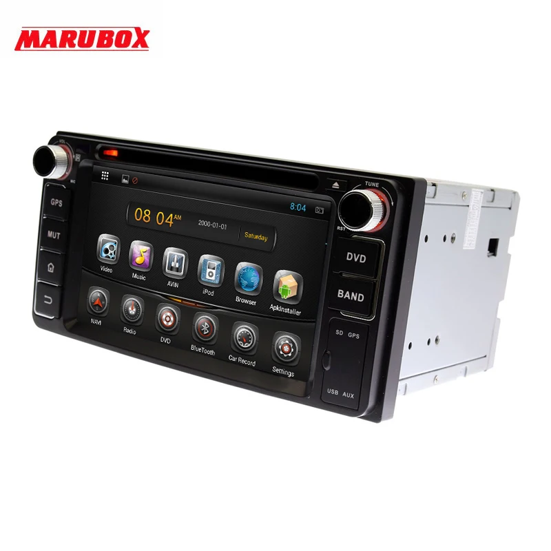 Универсальный автомобильный DVD плеер MARUBOX 2 Din автомобильное радио с gps навигацией