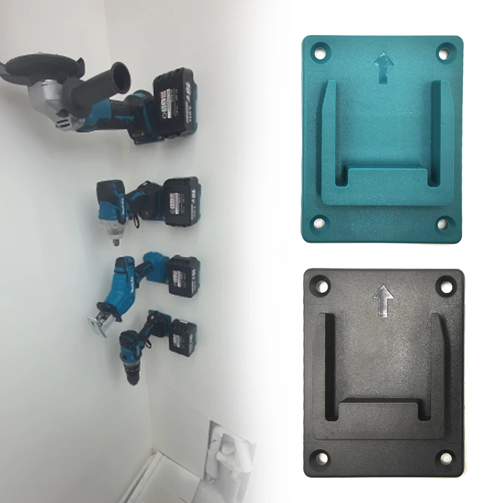 

2pcs Battery Mounts Holder for Makita/Bosch 18v Storage Shelf Rack Stand Slots Hanger Cordless Electric Drill Battery Tools