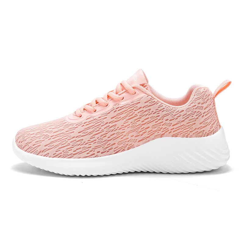 

BG Women Casual Shoes Fashion Breathable Walking Mesh Flat Shoes Sneakers Women 2021 Gym Vulcanized Shoes White Female Footwear