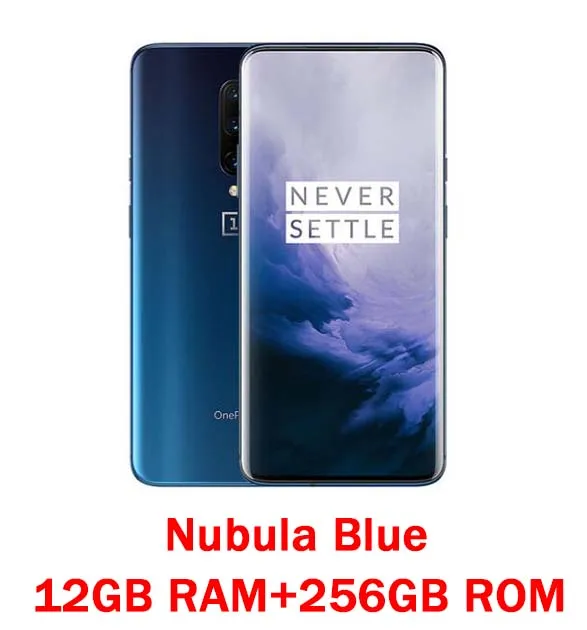 12G 256G blue Мобильный телефон Oneplus 7 Pro с глобальной прошивкой, 6,67 дюймов, 4000 мАч, Android 9, Snapdragon 855, 6 ГБ ОЗУ, 128 Гб ПЗУ, смартфон - Цвет: 12G 256G blue