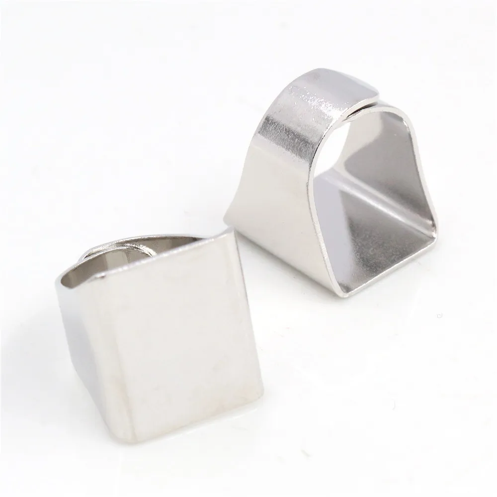 20 мм 5 шт Классические 6 цветов позолоченные латунные квадратные регулируемые