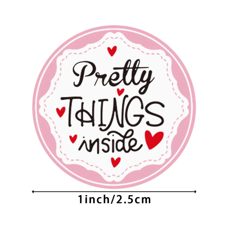 &quotКрасивые вещи внутри&quot Печать букв запечатывание этикеток наклейки для