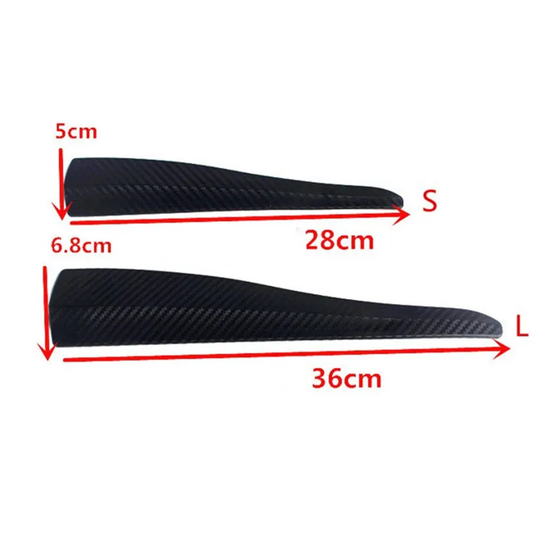 2 наклейки из углеродного волокна молдинги для стайлинга автомобиля защита углов