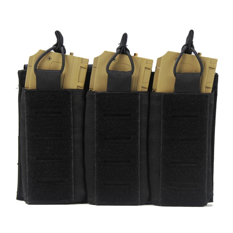 Тактический Molle подсумок Quick Release три Mag мешок универсальный эластичный фонарик