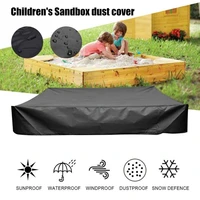 square waterproof oxford cloth dust cover canopy drawstring sandbox sandpit dustproof cover