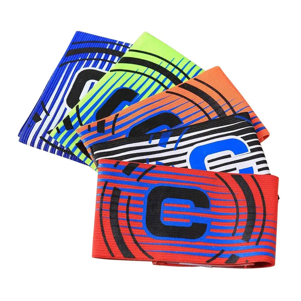 

Professional Football Captain Armband Soccer Arm Band Arms Football Twine Sports Player High Quality Multi Color Game Captain