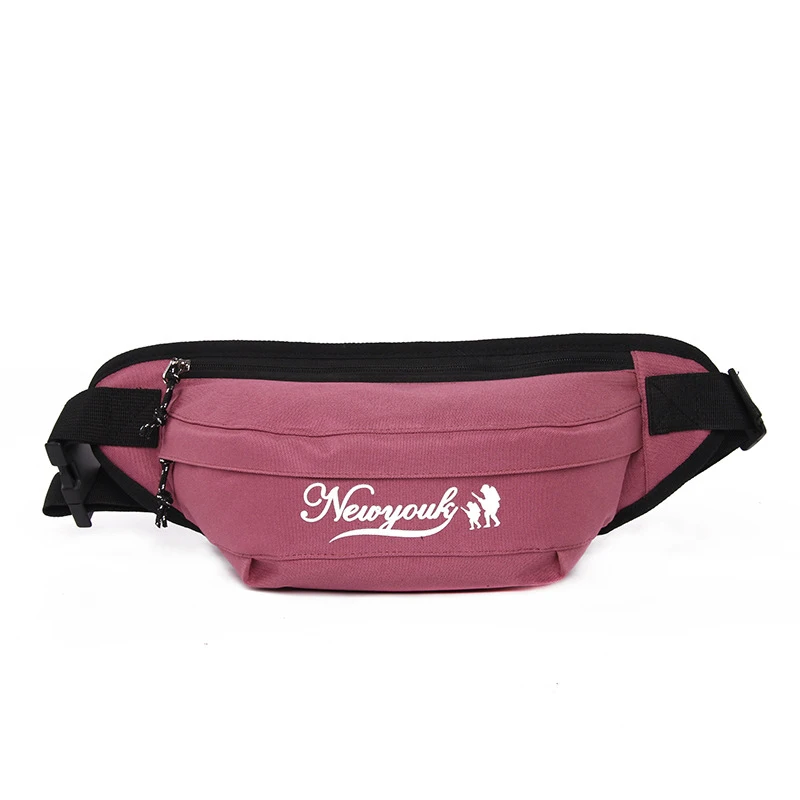 Pink Waist pack Поясная сумка для мужчин и женщин поясная сумка Оксфорд поясная сумка нагрудные сумки уличный стиль хип-хоп сумка формы «банан» многофункциональный бум пакет - Цвет: Pink Waist pack