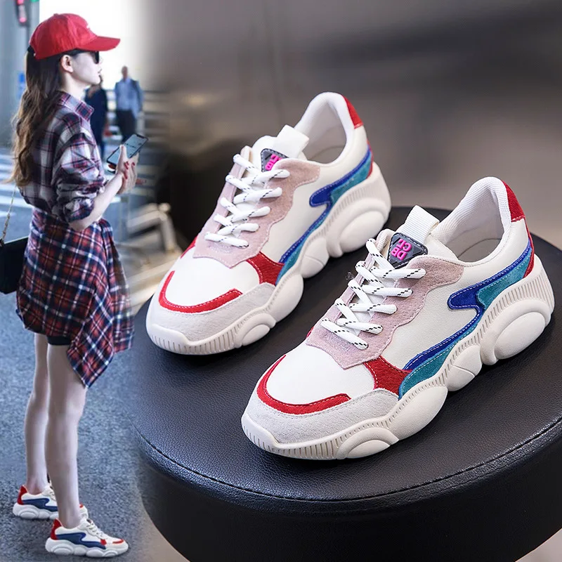 Модные женские легкие кроссовки обувь для бега уличная спортивная дышащая сетка