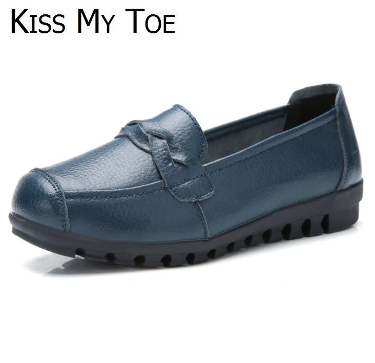 2020 модные весенние Удобные Повседневные Дышащие туфли из натуральной кожи для