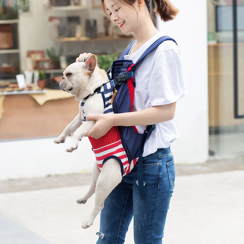 Outdoor Pet Dog Carrier Bag Pet Dog Front Bag Out Travel Double Shoulder Portable Travel Backpack Dogs Cat Accessories Sling Bag