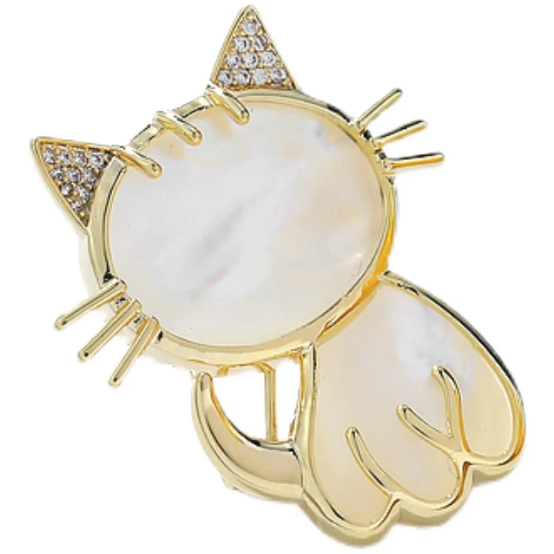 

brooches female south Korean fashion luxury natural shell brooch brooches suit coat high-grade deserve to act the joker