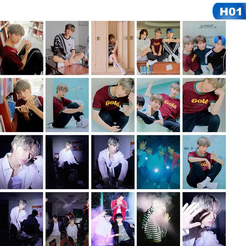 Новинка 20 шт./набор самодельный альбом TXT Фотокарточка ЛОМО постер HD фотокарточка