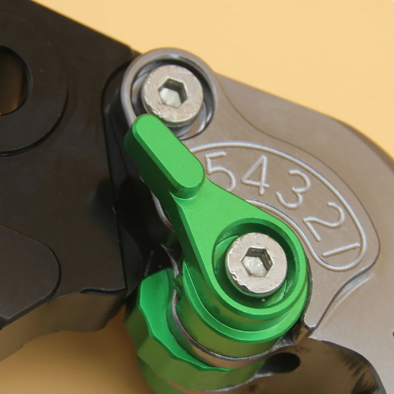 Новый с логотипом красный и Титан CNC регулируемые складные выдвижные рычаги