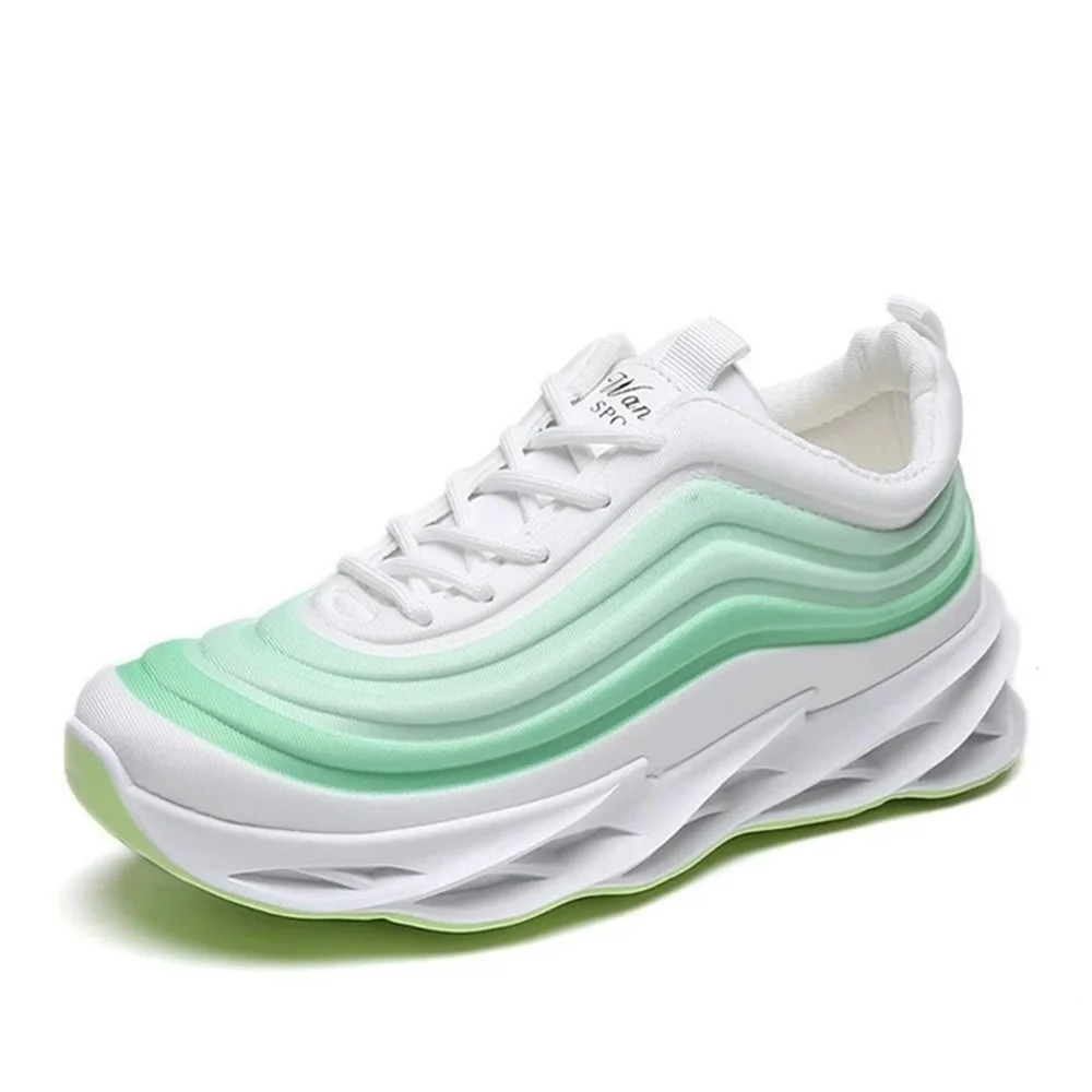 

Women Breathable Sneakers 2021 Spring New Fashion Colorful Lace Up Cushion Ladies Sport Shoes Outdoor Running Flats Dropshipping