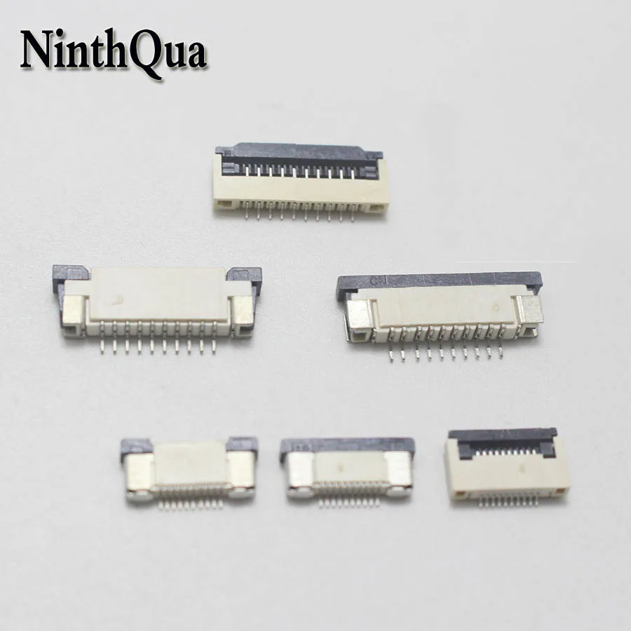 

5pcs 0.5MM / 1.0mm 10P Clamshell Drawer Up Down FPC Connector socket for 10Pin Type A B FFC Cable