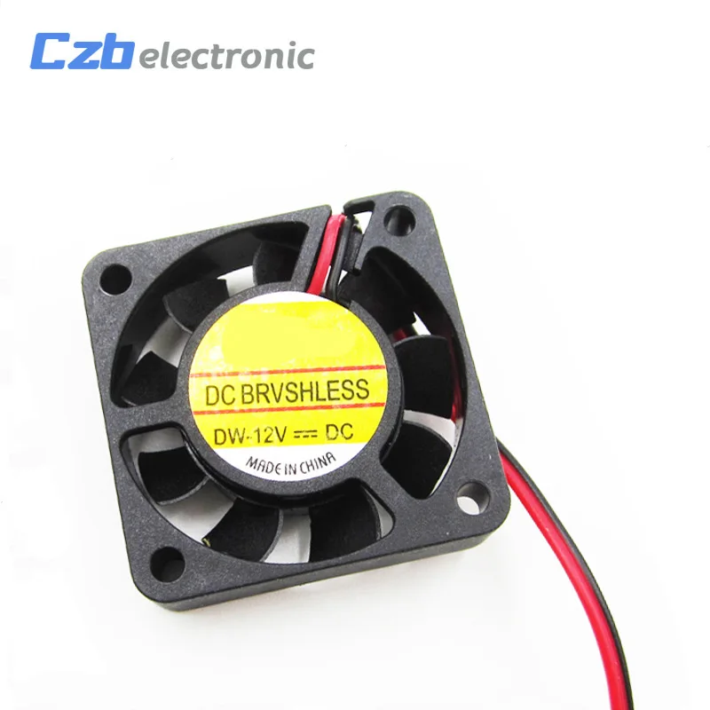 12 В 2Pin кулер вентилятор 40x40x10 мм Бесщеточный для Arduino Raspberry Pi компьютера 3D