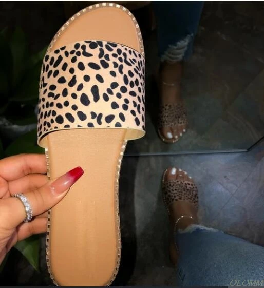 

2020 Hot Sexy wild Pu EVA Leather female slippers Candy color PVC flat with Women sandals Beach slippers 37-41Sizes