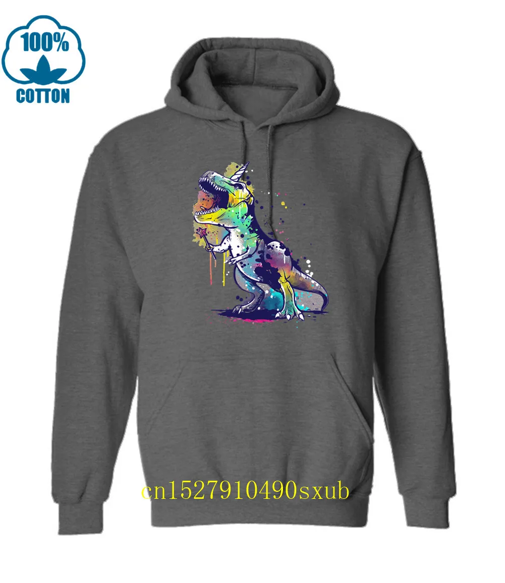 

2021 brand men Hoodies Unicornosaurus rex casual o-neck loose summer Hoodies for men