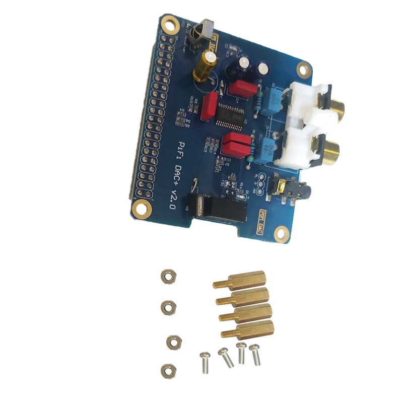 

for RASPBERRY HIFI DAC Sound Card I2S Interface Pifi DAC Pcm5122 Chip Decoder Board