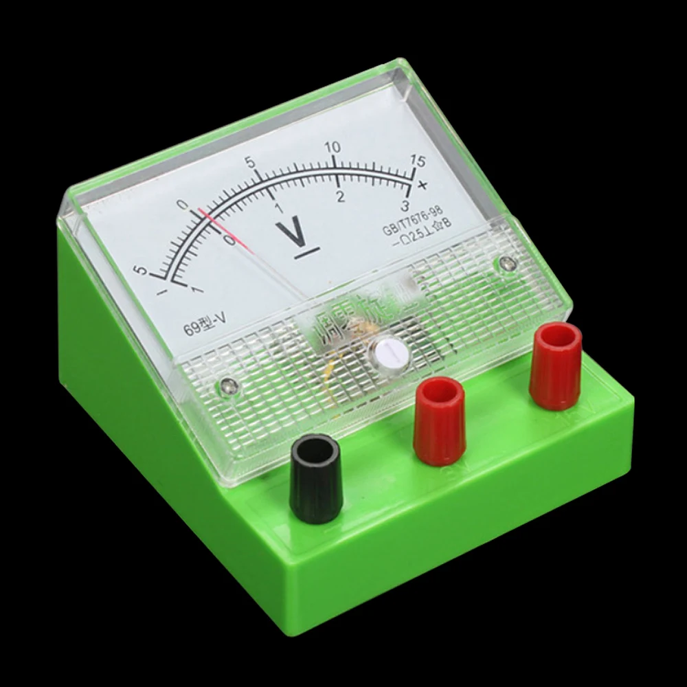 

DC voltmeter Voltmeter Grade 2.5 Physical electricity Teaching demonstration Experimental equipment physical experiment