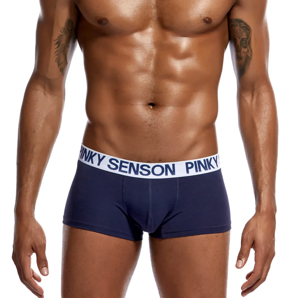 Мужские трусы боксеры из хлопка и спандекса|Мужские боксеры| |