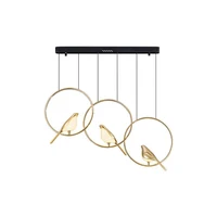 New LED Pendant Light Modern Golden Bird LED Lamp Room Decor Chandeliers For Living Dining Room Suspension Lamp Kitchen Fixture