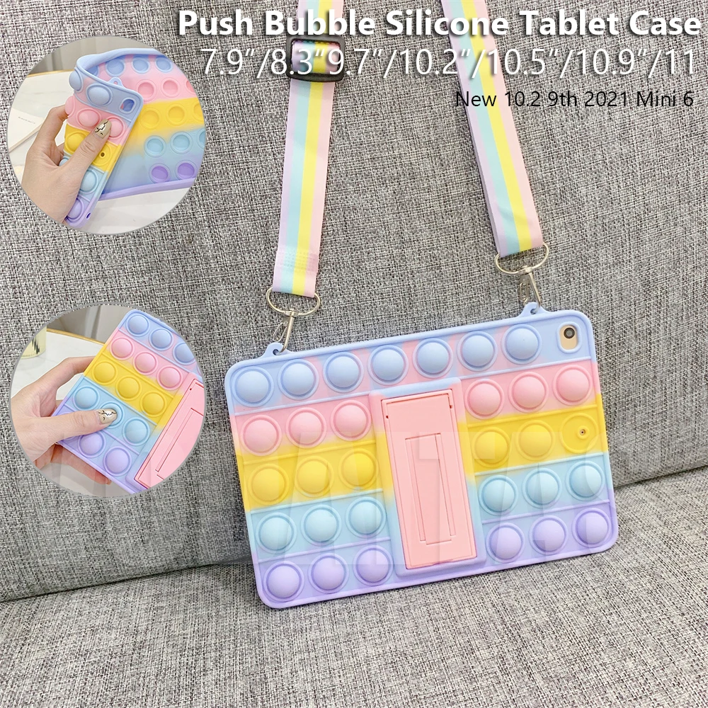 

Силиконовый чехол для планшета IPad 10,2, 9, 8, 7, 6, 5 поколений, A2568, A2569