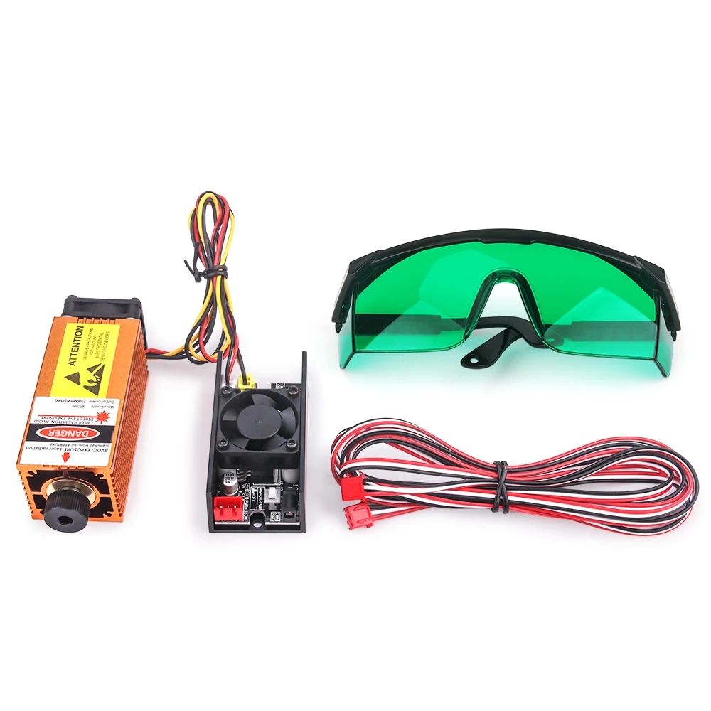 Лазерный модуль CNC 3018 Pro Max Гравировальный фокус длина 3Pin TTL/PWM лазерный гравер 1000