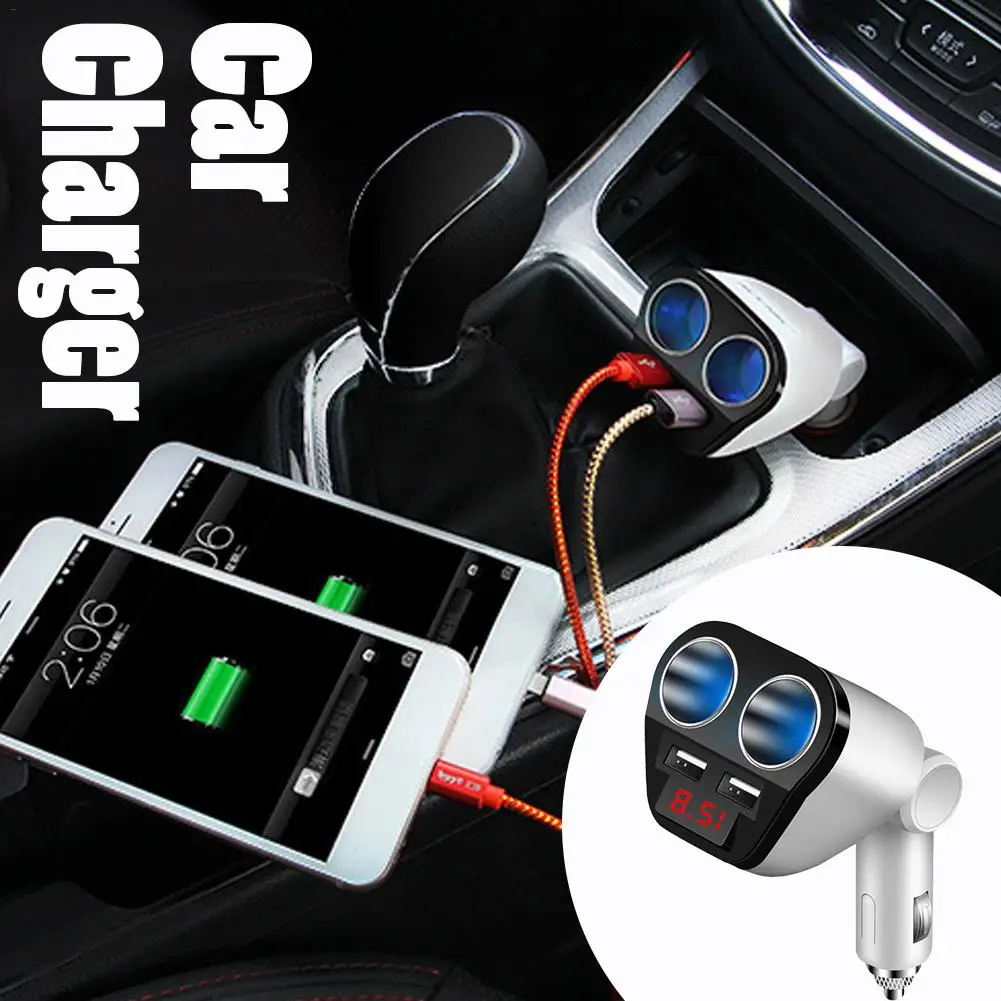 Автомобильное зарядное устройство автомобильное с двумя USB портами