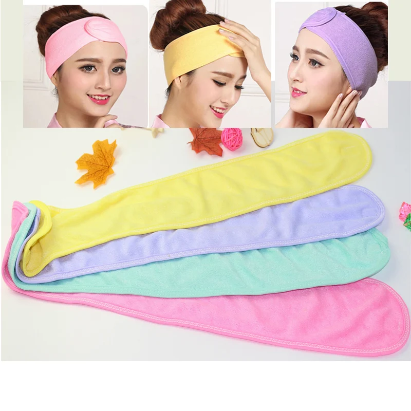 

Makeup Headcloth Lovely Kerchief Head Scarf headcloth for women makeup Makeup Toweling Hair Wrap Head Band Soft Adjustable Salon