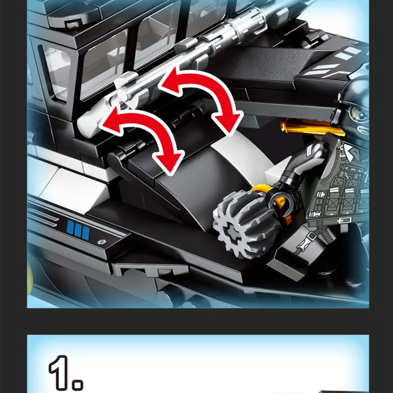 769 шт. полицейский патруль спецназа строительные блоки городские лодочные