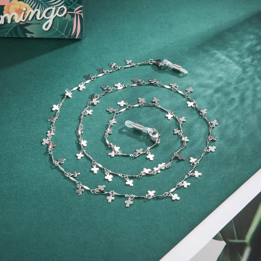 Скайрим Клевер Бахрома Маски Цепи для Женщин Девушек Цепь Для Очков Для Чтения Очки Держатель Очки Корда Ошейник Ремень На Шею.