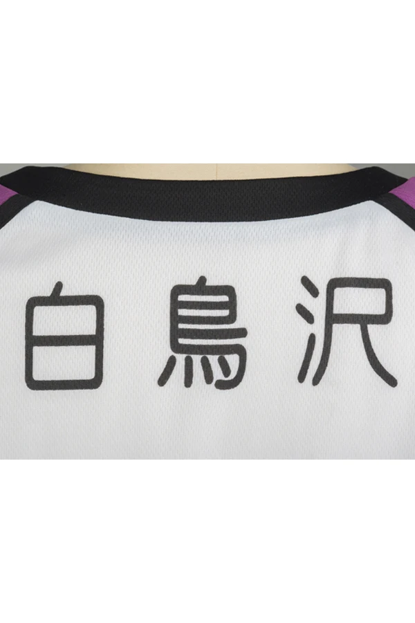 

Haikyu Haikyuu Shiratorizawa Academy Wakatoshi Uniform Cosplay Costume Halloween Carnival Women Men Full Set