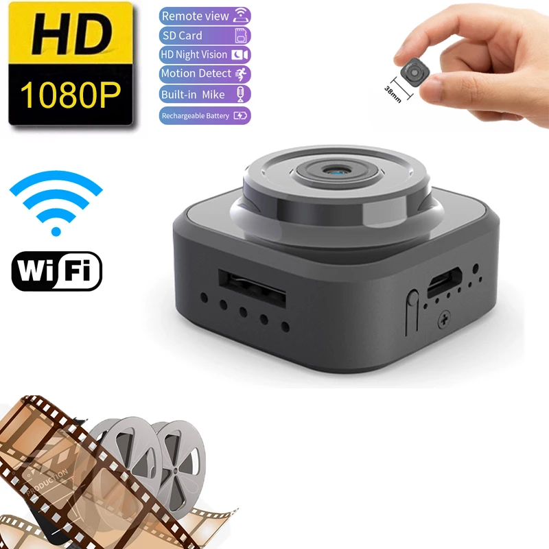 

ip cam 1080P WIFI Camera P2P/AP Camcorder Night Vision Motion Detect remote control Support Hidden TF Card Security Camcorders