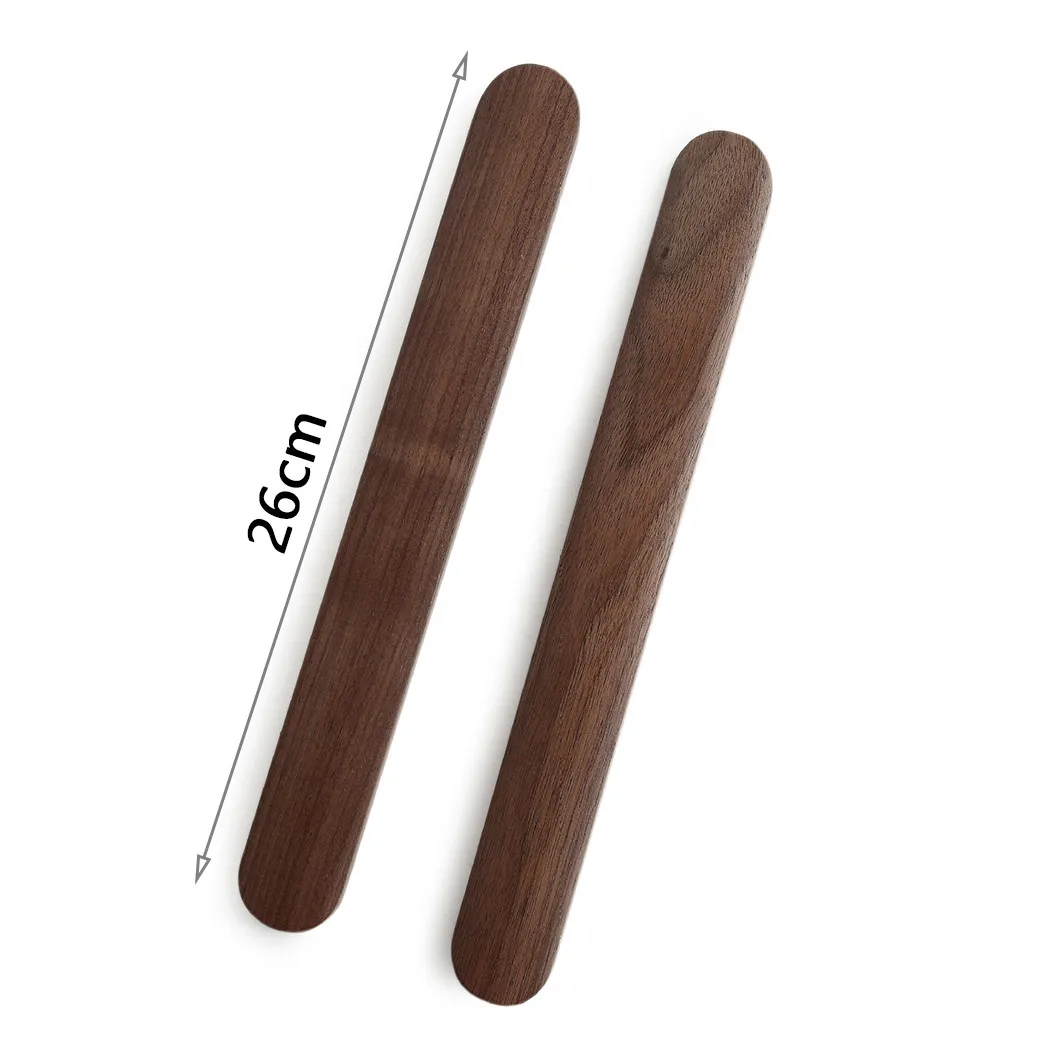 Портативный многоразовый дорожный деревянный контейнер для палочек еды ложка