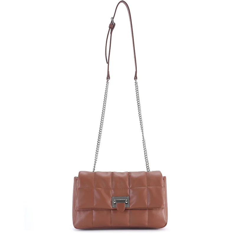 

2021 Handbag Solid Colors Underarm Shoulder Flip Bag Large-Capacity Tote Bag Luxury Texture Square Crossbody Bag Purses