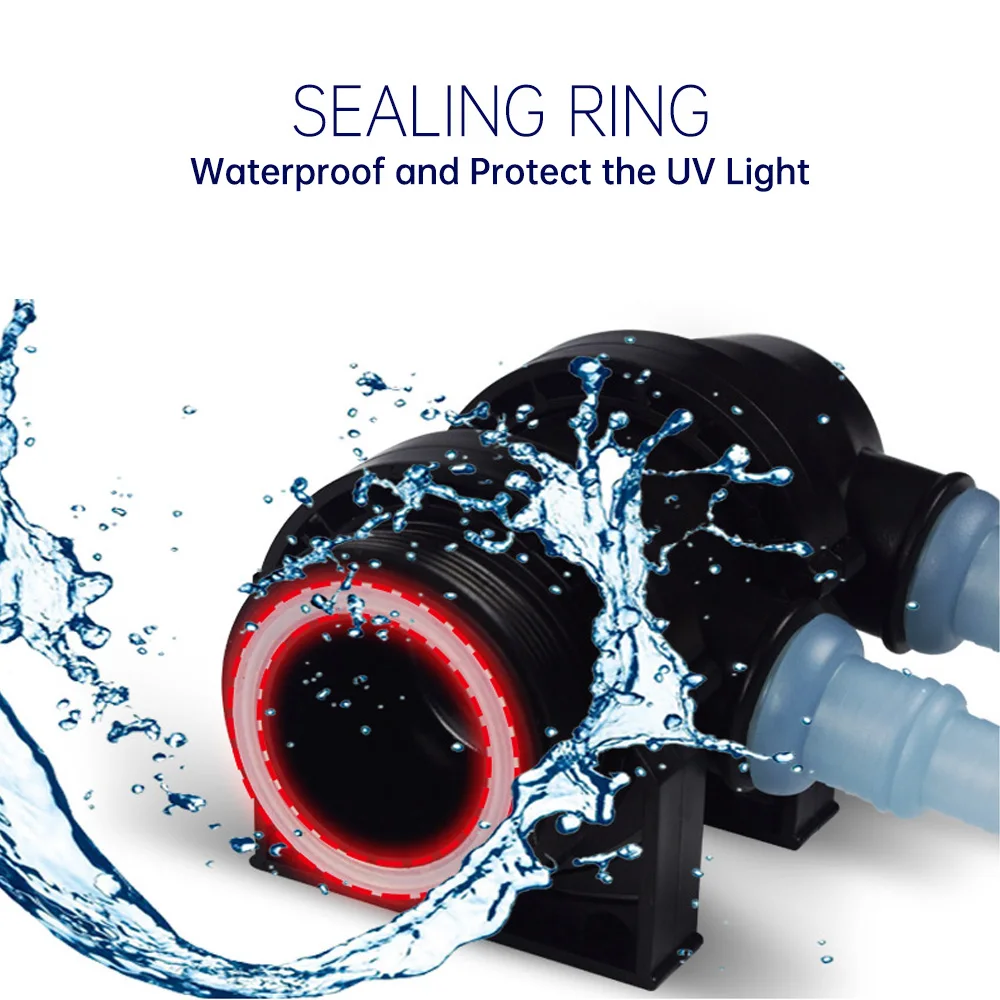 5 Вт ~ 36 аквариумный УФ стерилизатор светильник погружная вода чистая лампа для