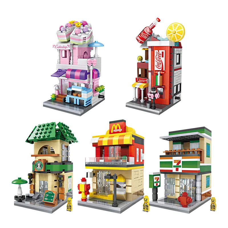 

LOZ Mini Blocks City View Building Block for Kids Toys Diy Brick Action Figures Architecture Children Educational Montessori Toy