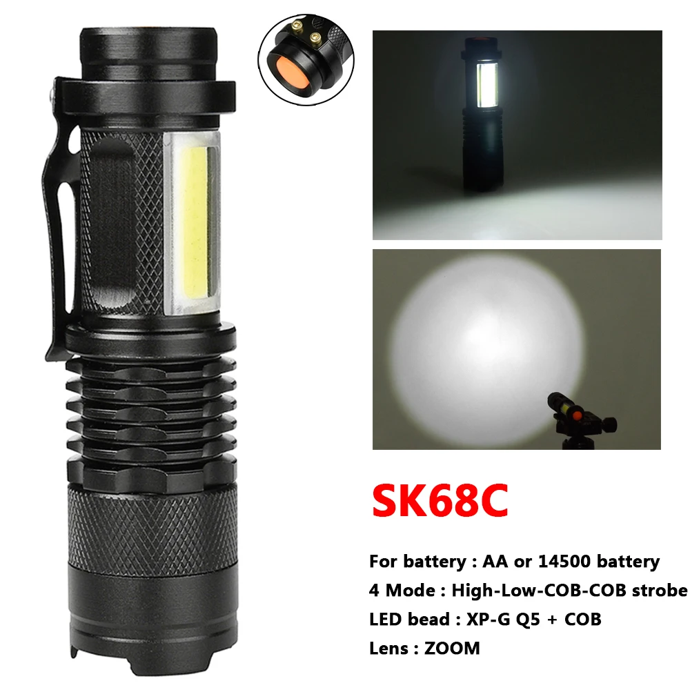 Светодиодный светильник для вспышки Ультрафиолетовый фонарь мини ручка