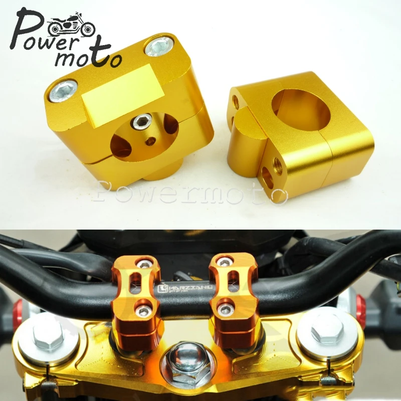 2 шт. CNC Универсальный мотоциклетный Руль Riser Kit 1 1/8 &quot28 мм ручки зажимы для BMW Suzuki