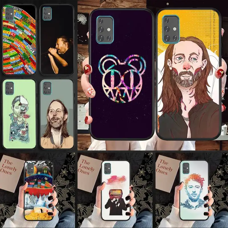 

Radiohead Thom Yorke Phone Case soft For Samsung S20 S21 S30ultrs S6 S7 S8 S9 S10 plus Fundas Cover