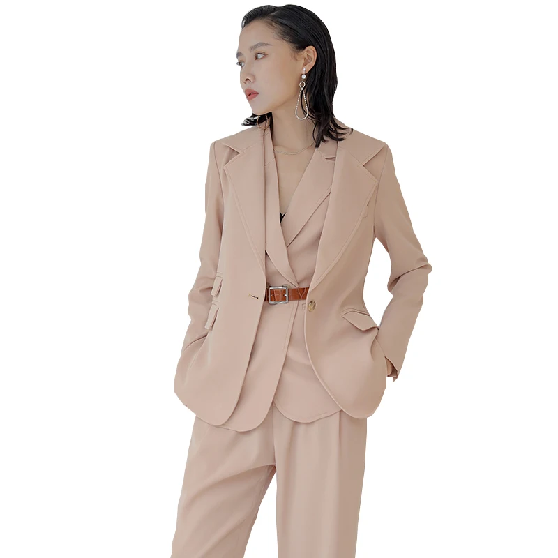 

Suits women pants suits Slim office lady temperament women's suit 3-piece blazer +pants +vest women's casual professional wear
