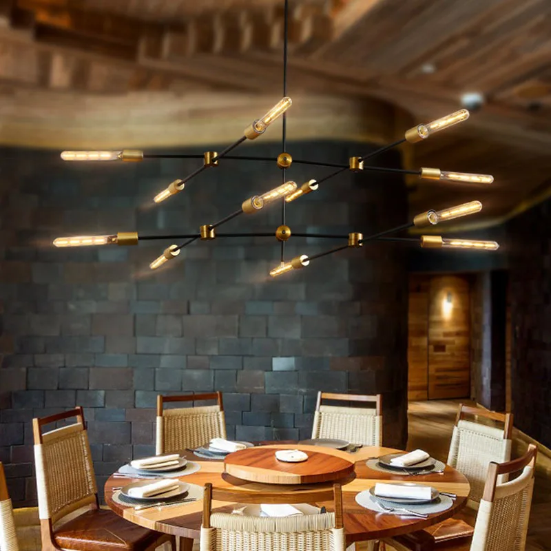 Промышленная люстра Wind A оригинальная индивидуальная лампа для бара кафе