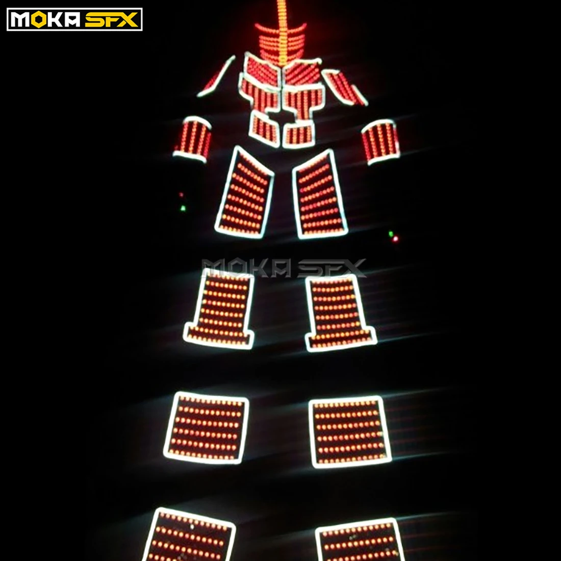 Пульт дистанционного управления MOKA костюм робота из светодиодов светодиодный