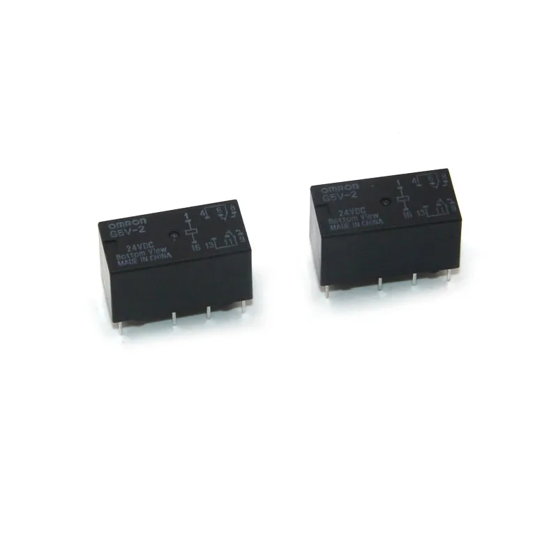Omron оригинальный реле G5V-2-5VDC G5V-2-12VDC G5V-2-24VDC GEN назначения DPDT (2 Form A) 2A 5V/12V/24V |
