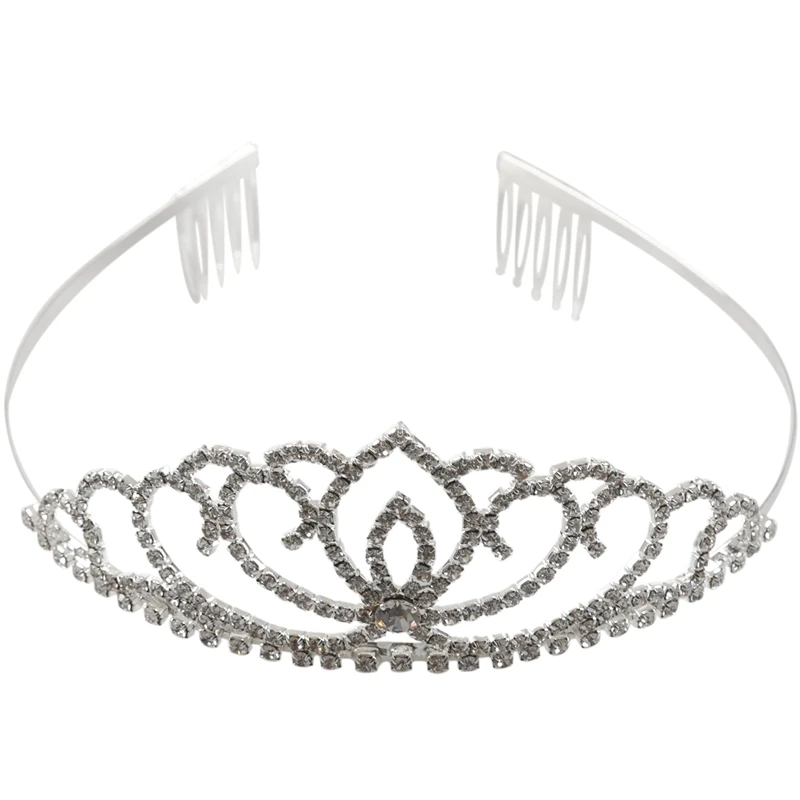 Свадебная тиара Подружка невесты Стразы Корона головная повязка застежка