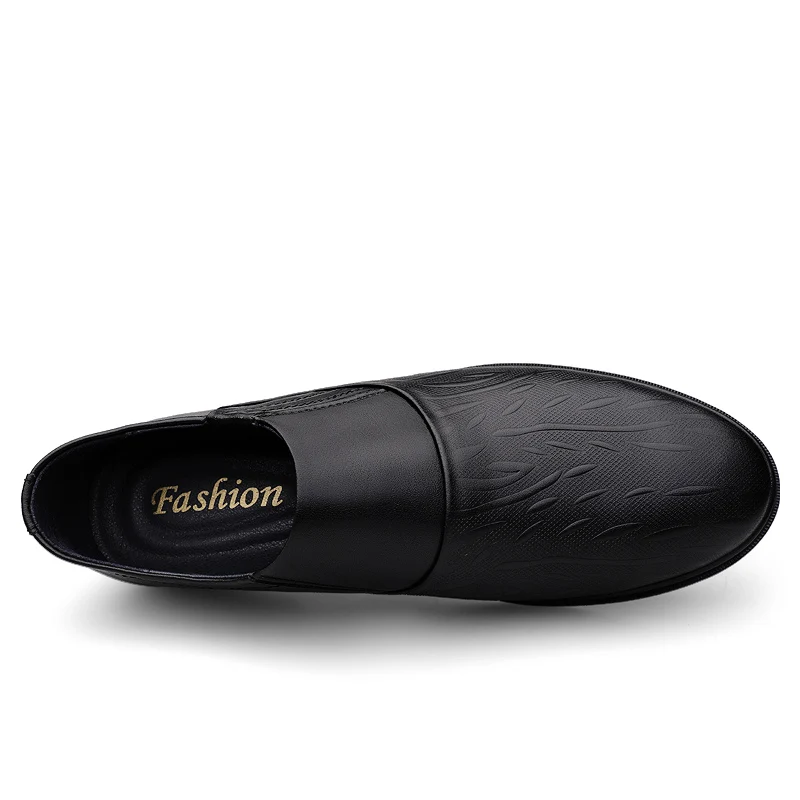 Мужские лоферы Слипоны Мужская кожаная обувь Водонепроницаемые мокасины из