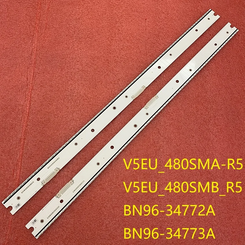 Luz de Fundo para Samsung Tira Conduzida Ue48js8500 Ue48js9000 Un48js8500 Un48js9000 V5eu_480sma 480smb_r5 Bn96-34772a 34773a 2 Pçs – Set