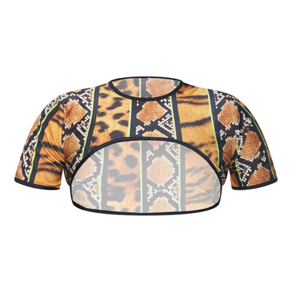 Купальный костюм в африканском стиле размера плюс цельный сексуальный купальник